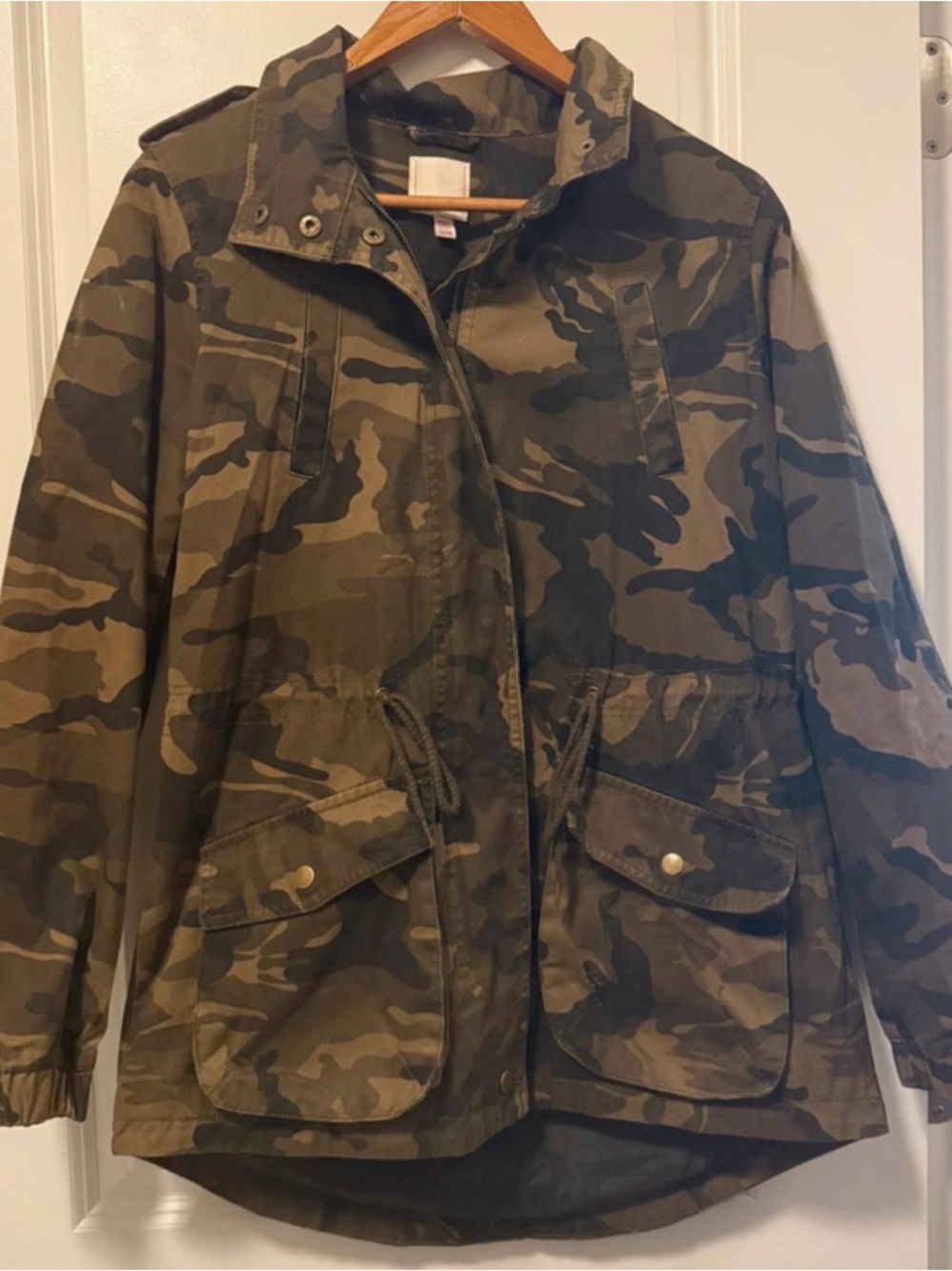 Y2K Camo Utility Field Jacket Fall Winter Essential Medium